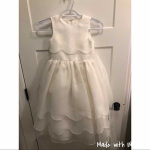 Girls Flower Girl White Dress or Formal Dress